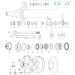 York 2782 & 2784 Axles 16.5” x 7” Brake